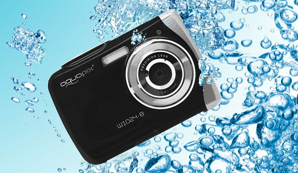 Aparat EASYPIX Aquapix W1024 zdjęcia matryca obiektyw zoom bateria rozdzielczość pojemność AF