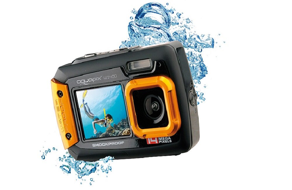 APARAT AQUAPIX W1400 ACTIVE ORANGE WODOODPORNY wodoodporny