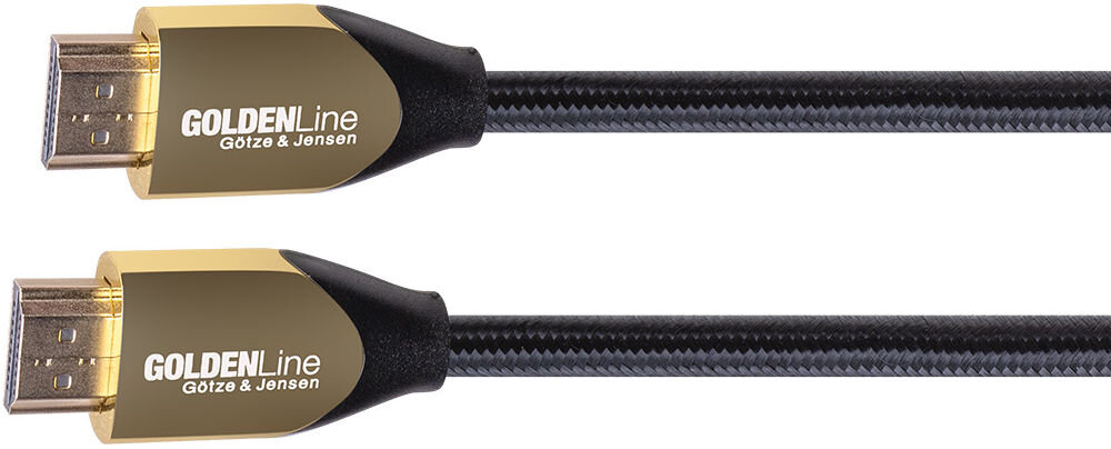 Kabel HDMI - HDMI GÖTZE&JENSEN GOLDENLINE 2 m 4k ethernet internet 3d