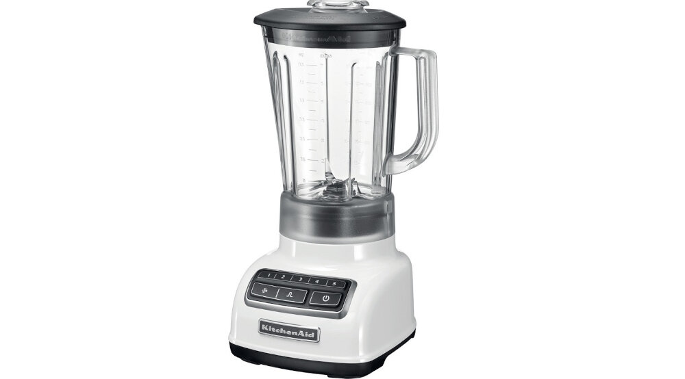 Blender kielichowy KITCHENAID Classic 5KSB1565EWH Biały bezpieczny bez rozchlapywania funkcja plynnego startu