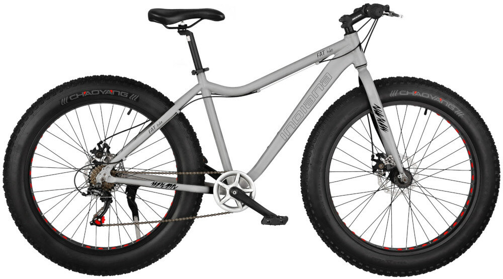 Rower INDIANA Fat Bike M26 Czarny wyglad front