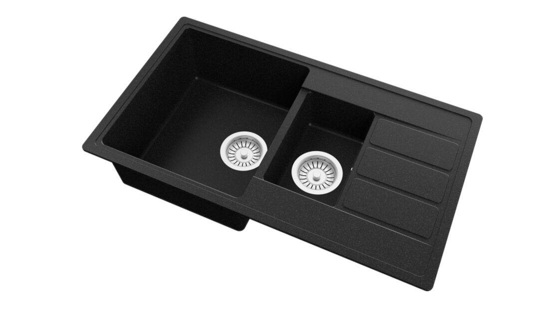 Zlewozmywak TEKA Comfor 60 B-TQ 115380000 Onyx wyposazenie zalety funkcja suszenia