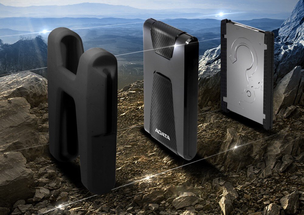 Dysk ADATA Durable HD680 2TB HDD Niebieski obudowa wytrzymałość standard