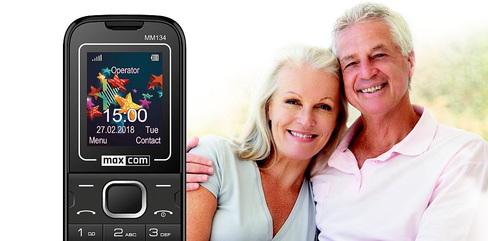 Telefon MAXCOM MM 134 opis
