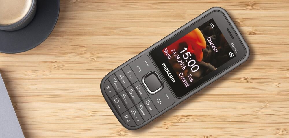 Telefon MAXCOM MM142 bateria ekran wygoda potrzeby