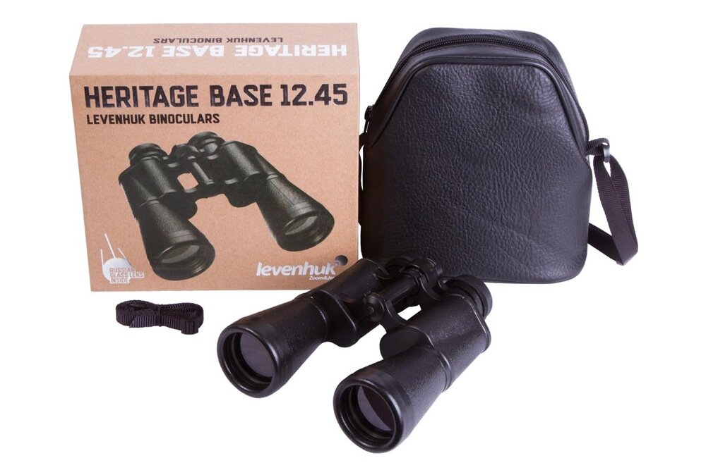 Lornetka LEVENHUK Heritage BASE 12x45 Zawartość 