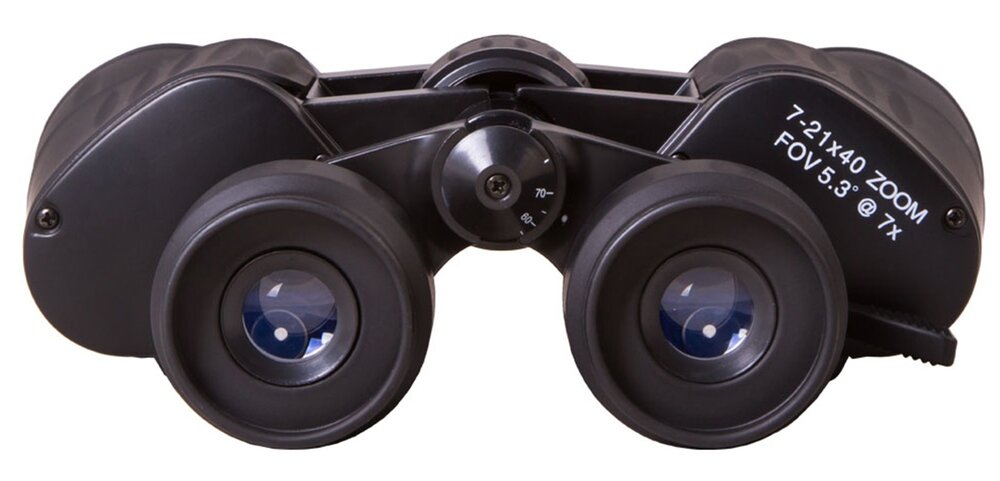 Lornetka LEVENHUK Atom 7-21x40  regulacji rozstawu źrenic i korekcji dioptrii Centralne pokrętło ostrości 
