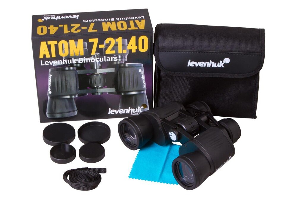 Lornetka LEVENHUK Atom 7-21x40 zestaw  