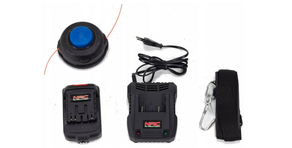 Podkaszarka akumulatorowa NAC BKB18-B15-S akumulator bateria bez prądu