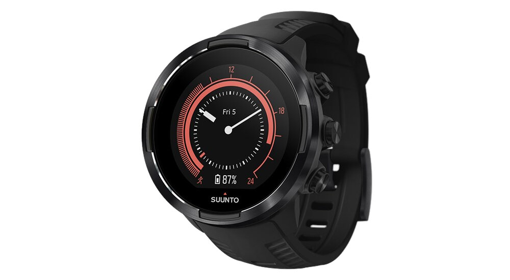 ZEGAREK SUUNTO 9 BARO BLACK + HR BELT ekran wyświetlacz