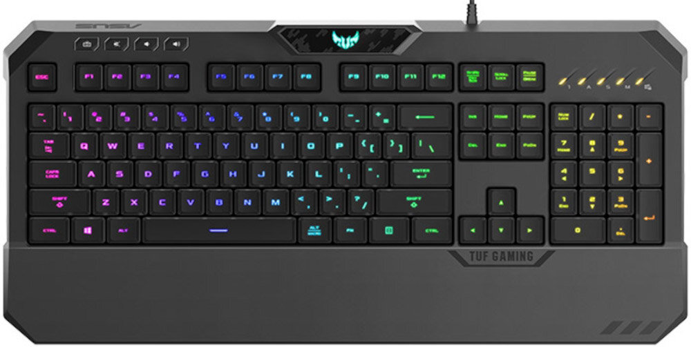 KLAWIATURA ASUS TUF GAMING K5 powłoka odporna zalania długie użytkiwanie wytrzymałość 