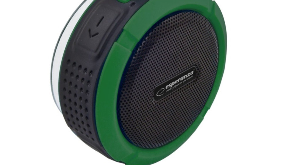 Głośnik Mobilny ESPERANZA Country Czarno-Zielony - Wodoodporny