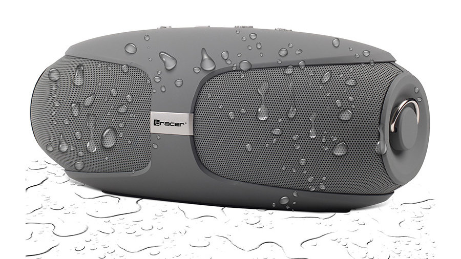Głośnik Mobilny TRACER Warp Bluetooth Szary - Ogólny Wygląd