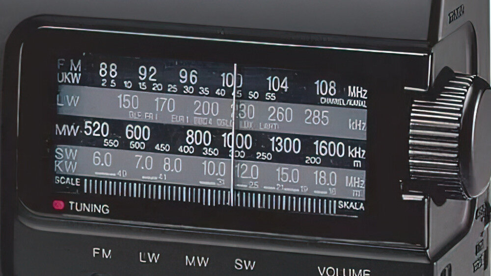 Radio PANASONIC RF-3500E-K - dostrajanie sygnału