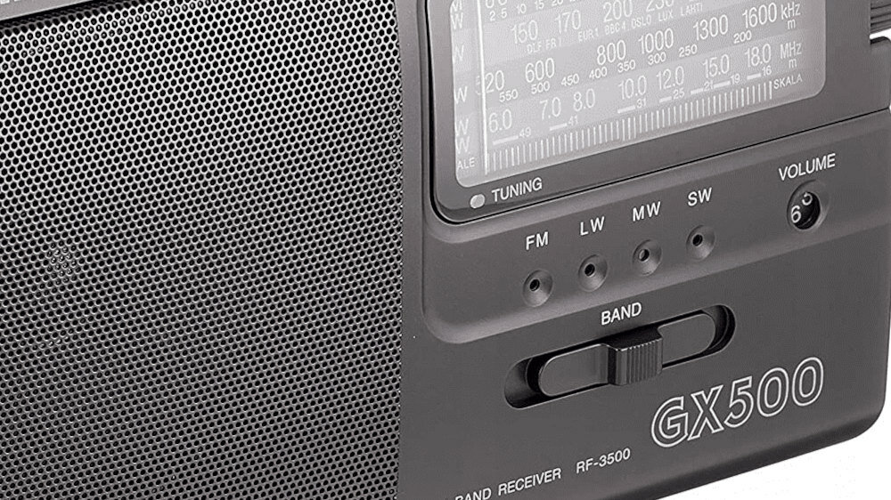 Radio PANASONIC RF-3500E-K - częstotliwości