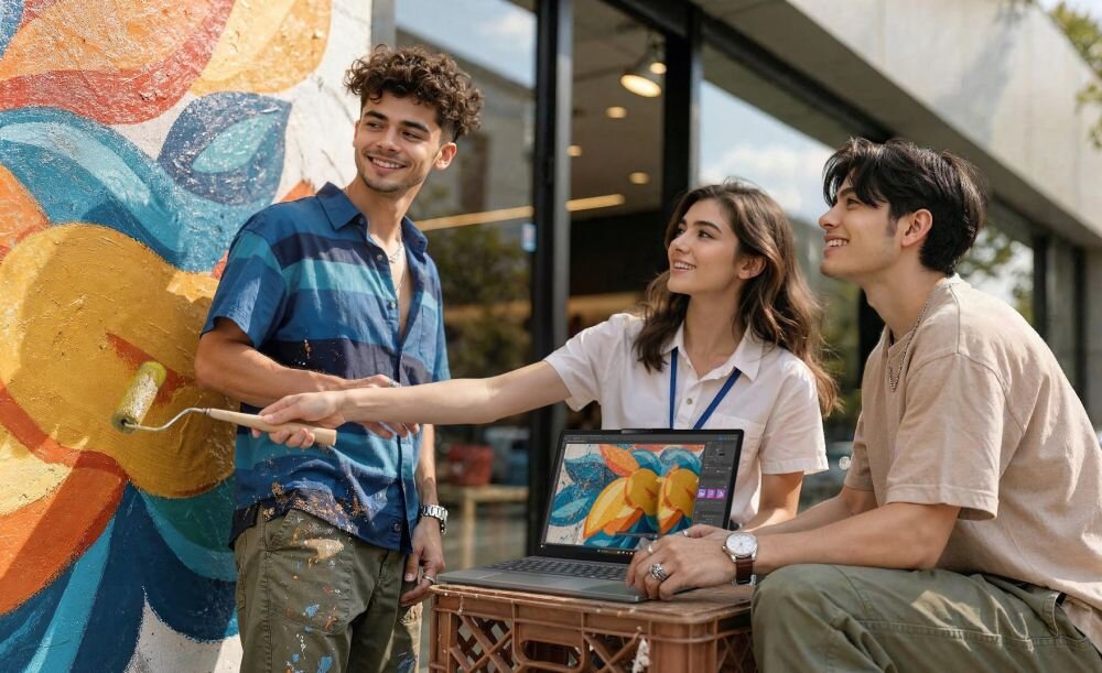 Interfejs logowania Windows Hello na ekranie laptopa LENOVO Yoga Pro 9 Gen 11.