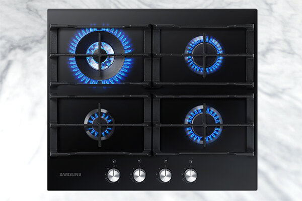 4 palniki o dużej mocy 4 palniki o dużej mocy