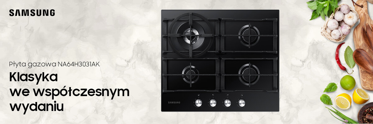 Płyta gazowa Samsung NA64H3031AK  Płyta gazowa Samsung NA64H3031AK