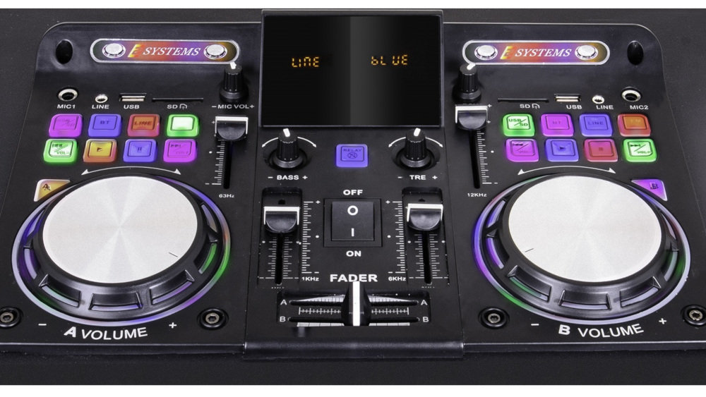 Power Audio TREVI XF 4800 Rave - Panel Kontrolny