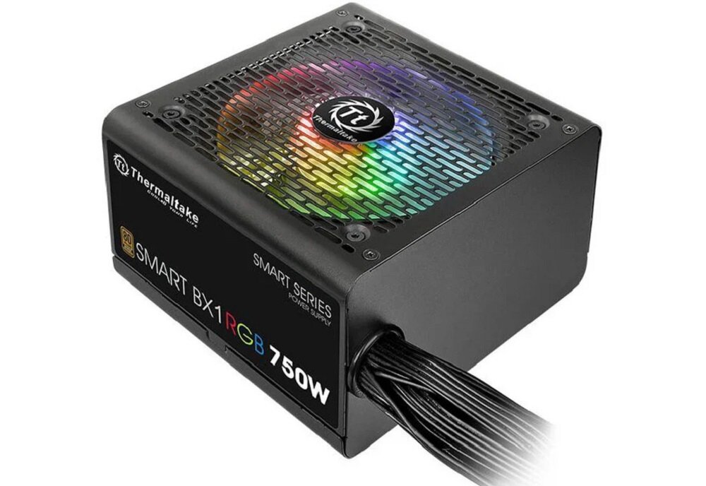 Zasilacz THERMALTAKE Smart BX1 RGB 750W Bronze - Wbudowane gniazda