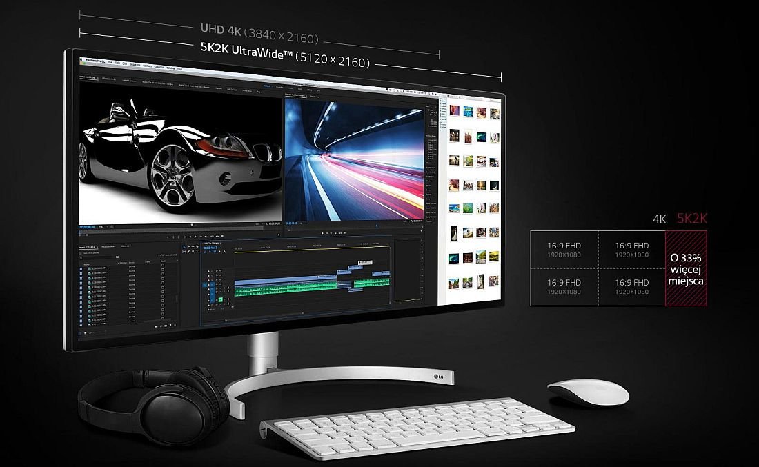 Monitor LG 34WK95U-W - Monitor