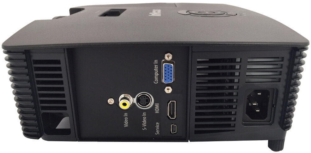 Projektor INFOCUS IN116xv zlacza HDMI VGA RCA S-Video port USB podczerwien funkcje 3D BluRay3D