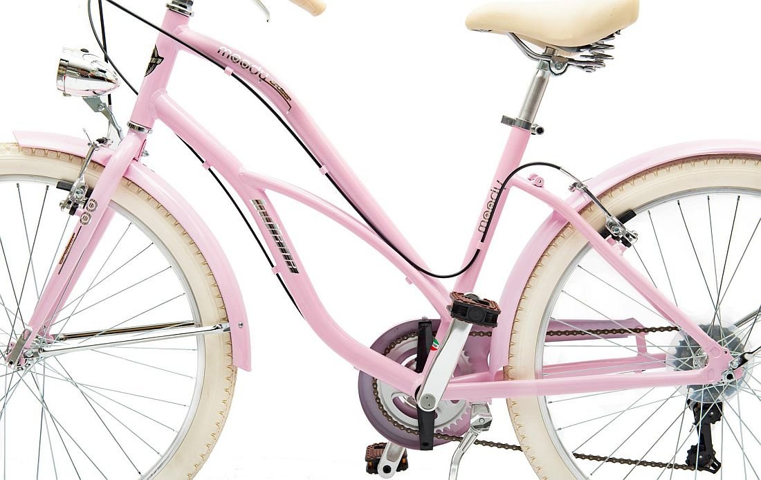 Rower Miejski INDIANA Moody 26 Różowy  - Rama
