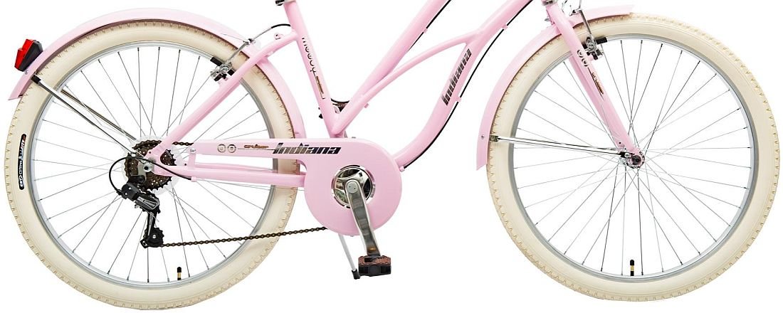 Rower Miejski INDIANA Moody 26 Różowy  - Koła