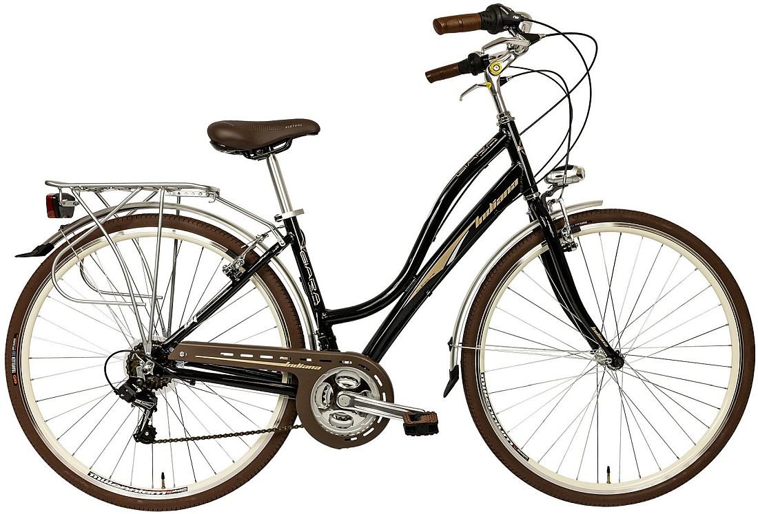 Rower Miejski INDIANA Giara 28 Czarny 