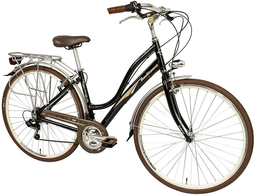 Rower Miejski INDIANA Giara 28 Czarny  - Gwarancja na rame