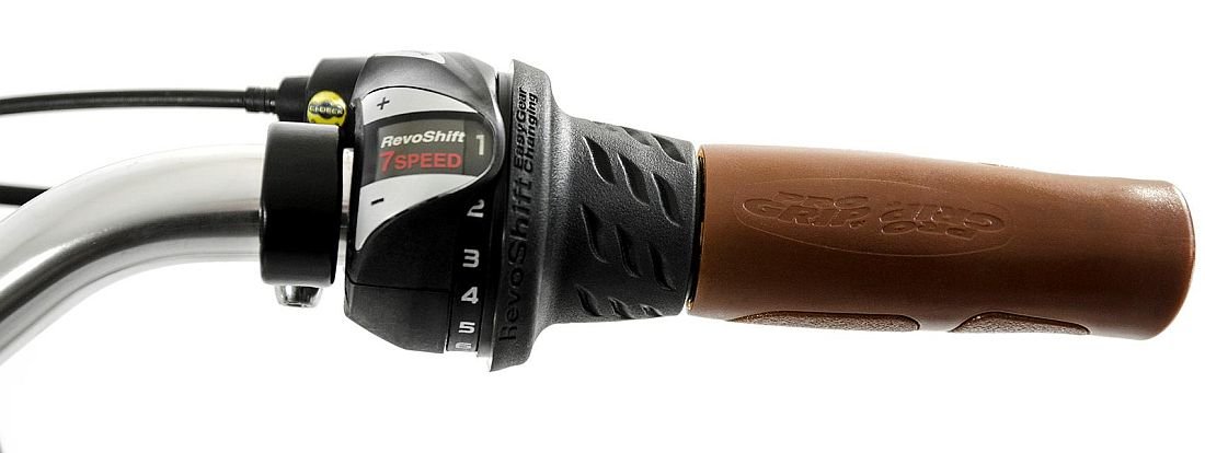 Rower Miejski INDIANA Perla 28 Srebrno-złoty  - Przerzutki