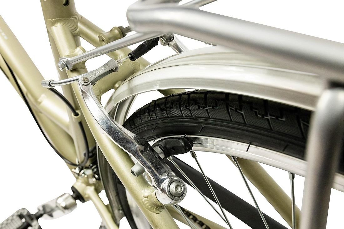 Rower Miejski INDIANA Vita 28 Złoty  - hamulec