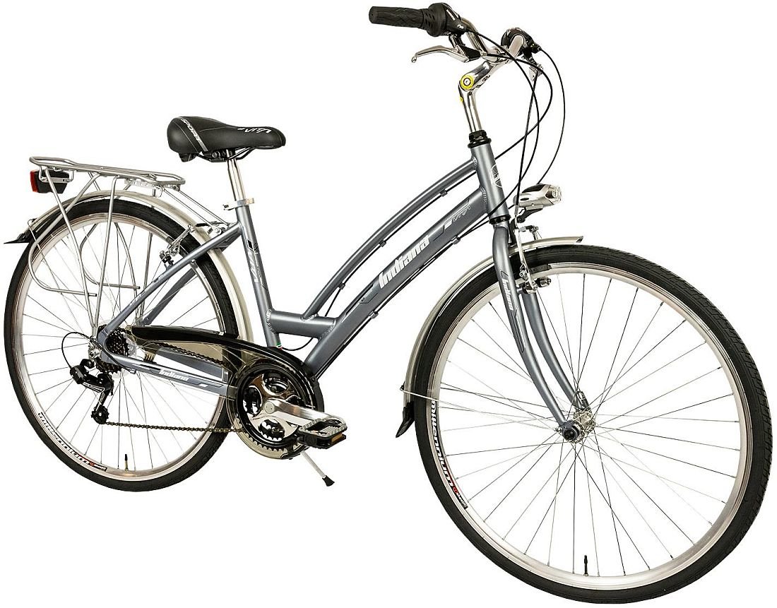 Rower Miejski INDIANA Vita 28 Stalowy  - Gwarancja na rame