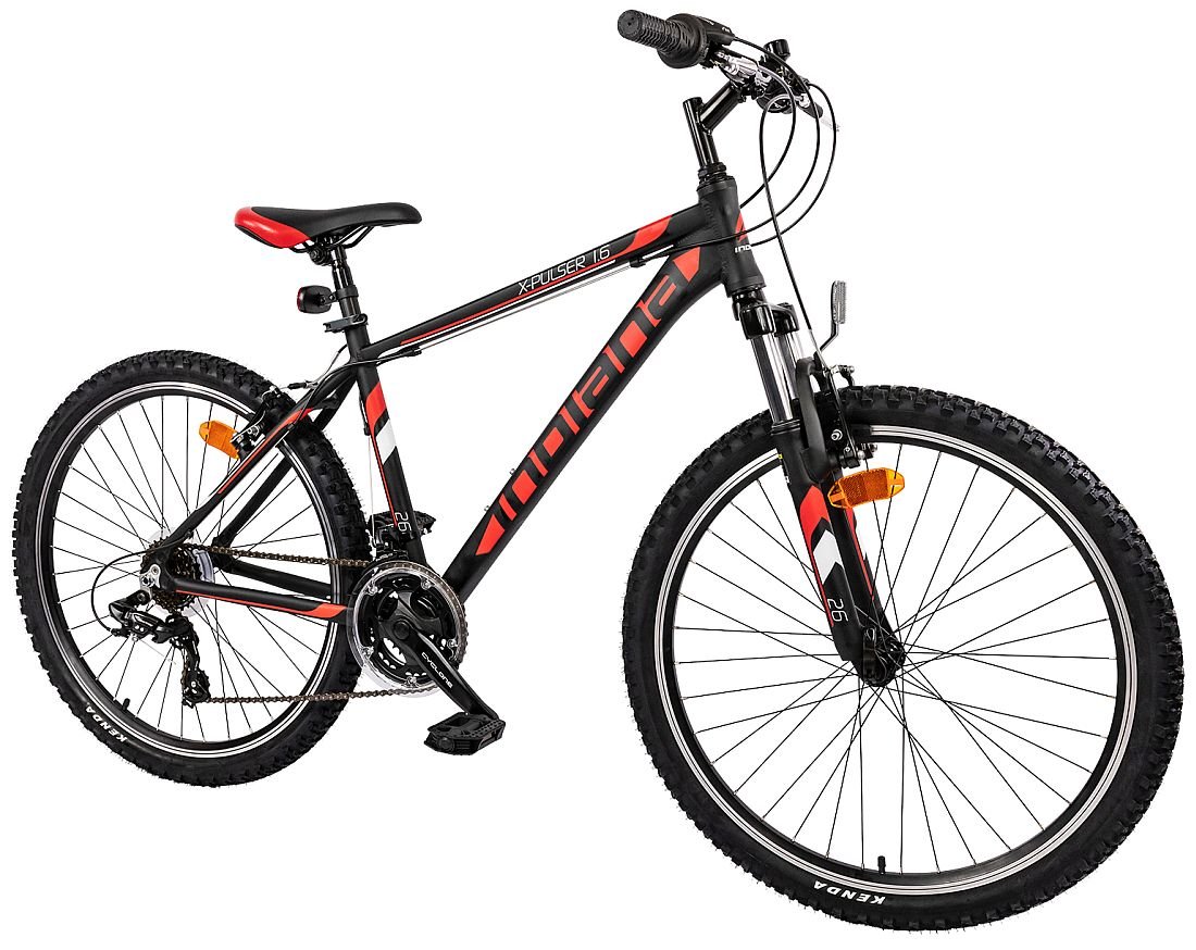 Rower MTB INDIANA X-Pulser 1.6 M15 Czarno-Czerwony - Gwarancja na rame