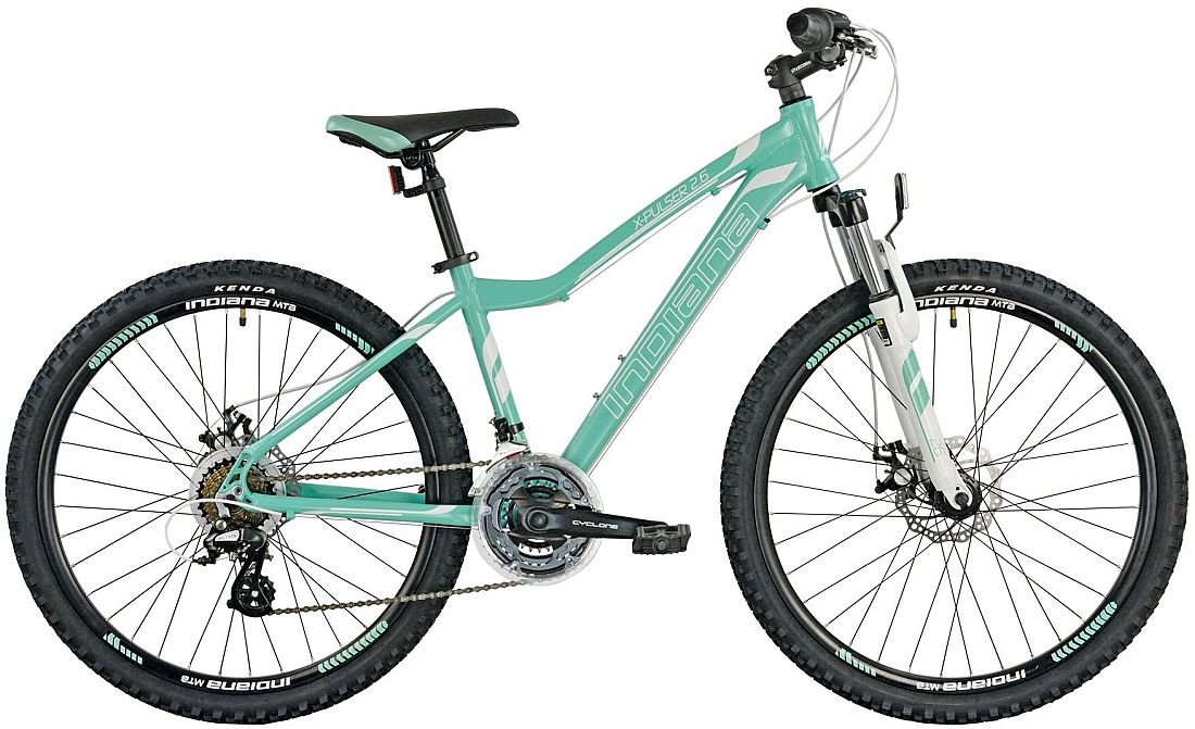Rower MTB INDIANA X-Pulser 2.6 D17 Miętowo-biały