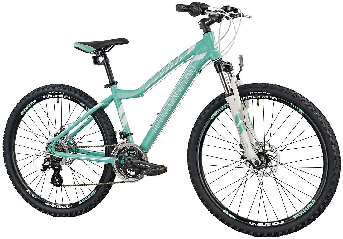 Rower MTB INDIANA X-Pulser 2.6 D17 Miętowo-biały - Gwarancja na rame