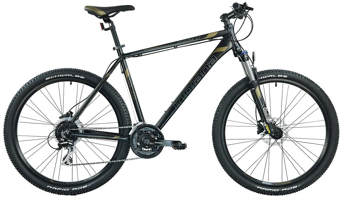 Rower MTB INDIANA X-Pulser 3.7 M19 Czarno-brązowy