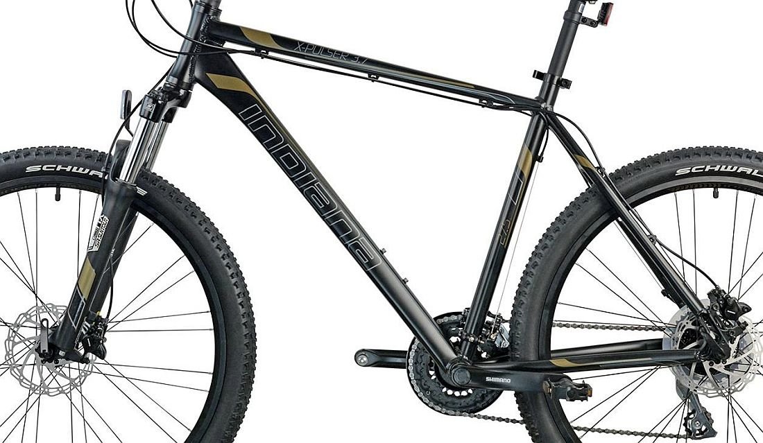 Rower MTB INDIANA X-Pulser 3.7 M19 Czarno-brązowy - Rama