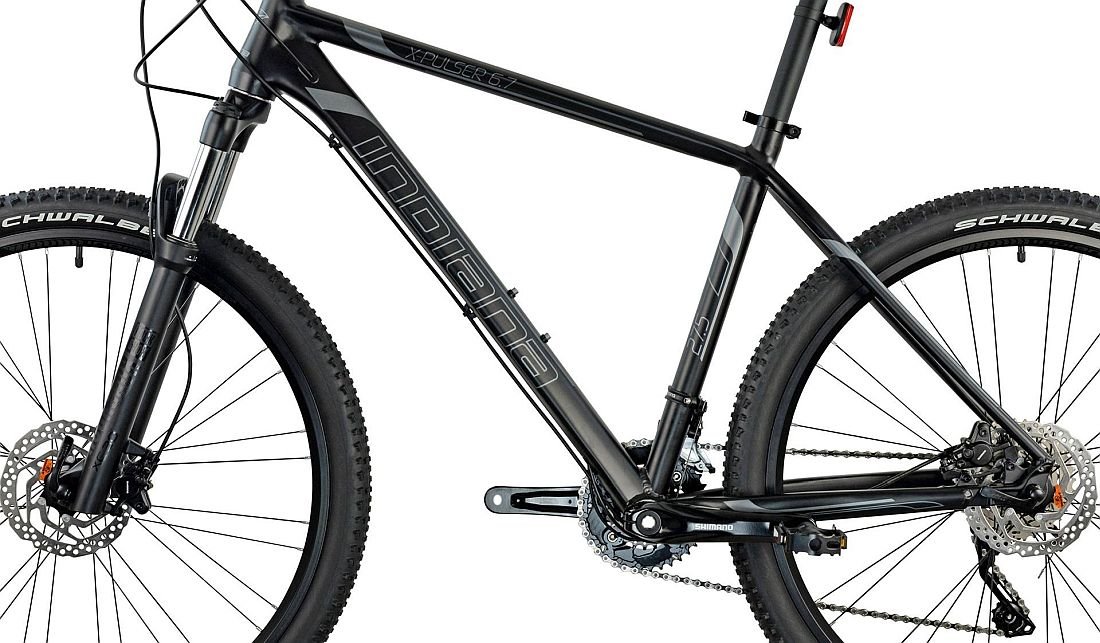 Rower MTB INDIANA X-Pulser 6.7 M19 Czarno-grafitowy - Rama