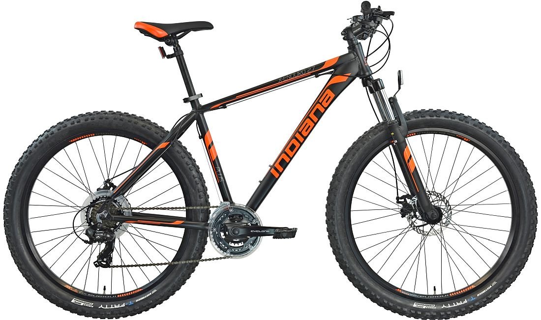 Rower MTB INDIANA X-Enduro 2.7 M17 Czarno-pomarańczowy 