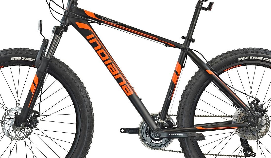Rower MTB INDIANA X-Enduro 2.7 M17 Czarno-pomarańczowy  - Rama