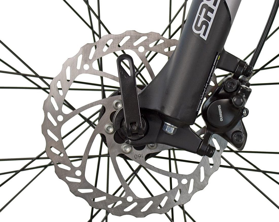 Rower MTB INDIANA X-Enduro 5.7 M21 Czarno-szary - hamulec