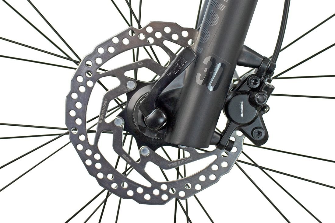 Rower MTB INDIANA X-Enduro 7.7 M21 Szaro-niebieski - hamulec