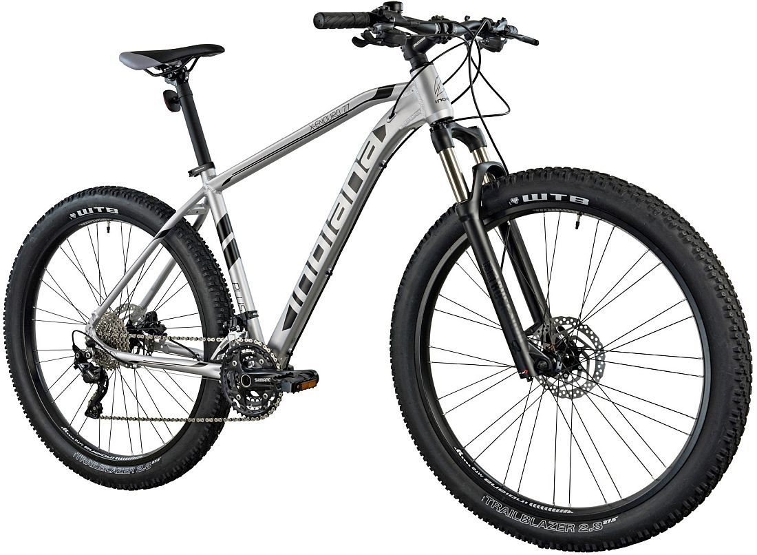 Rower MTB INDIANA X-Enduro 7.7 M21 Szaro-niebieski - Gwarancja na rame