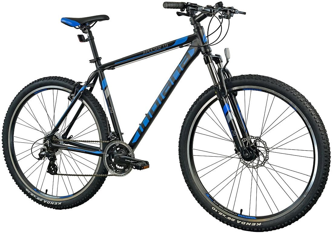 Rower MTB INDIANA X-Pulser 1.9 M21 Czarno-niebieski - Gwarancja na rame