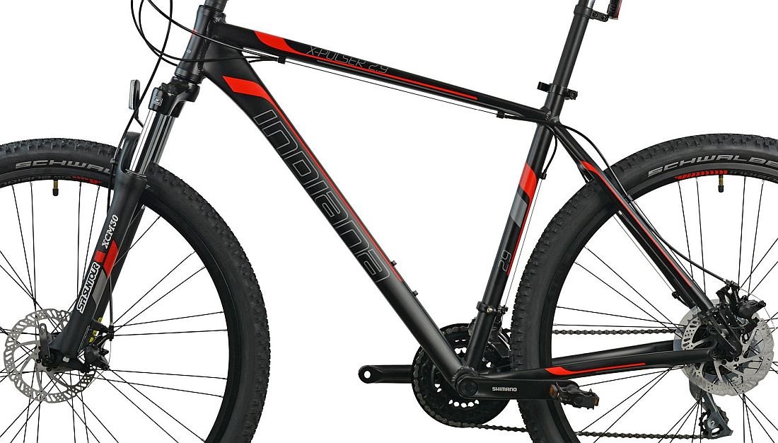 Rower MTB INDIANA X-Pulser 2.9 M21 Czarno-czerwony - Rama