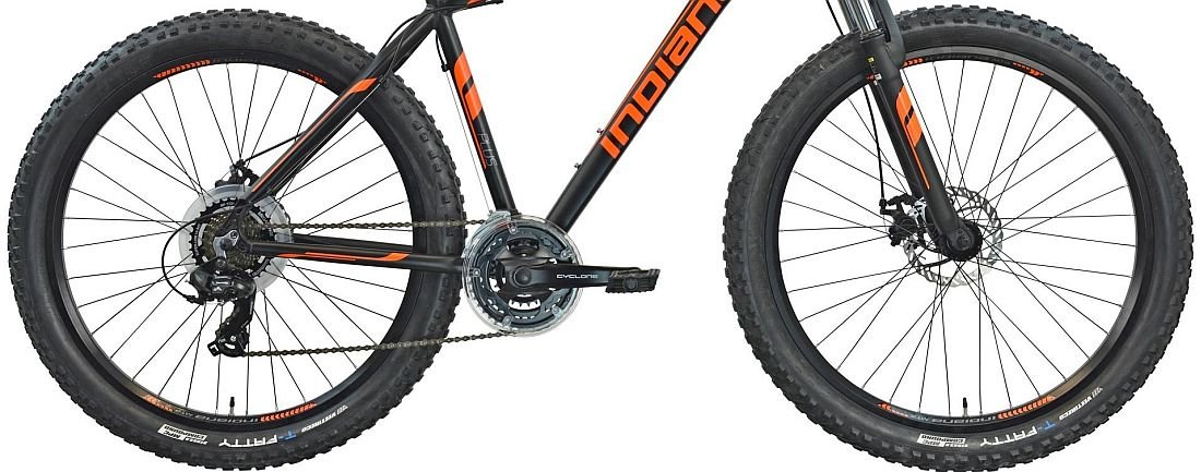 Rower MTB INDIANA X-Enduro 2.7 M21 Czarno-pomarańczowy - Koła