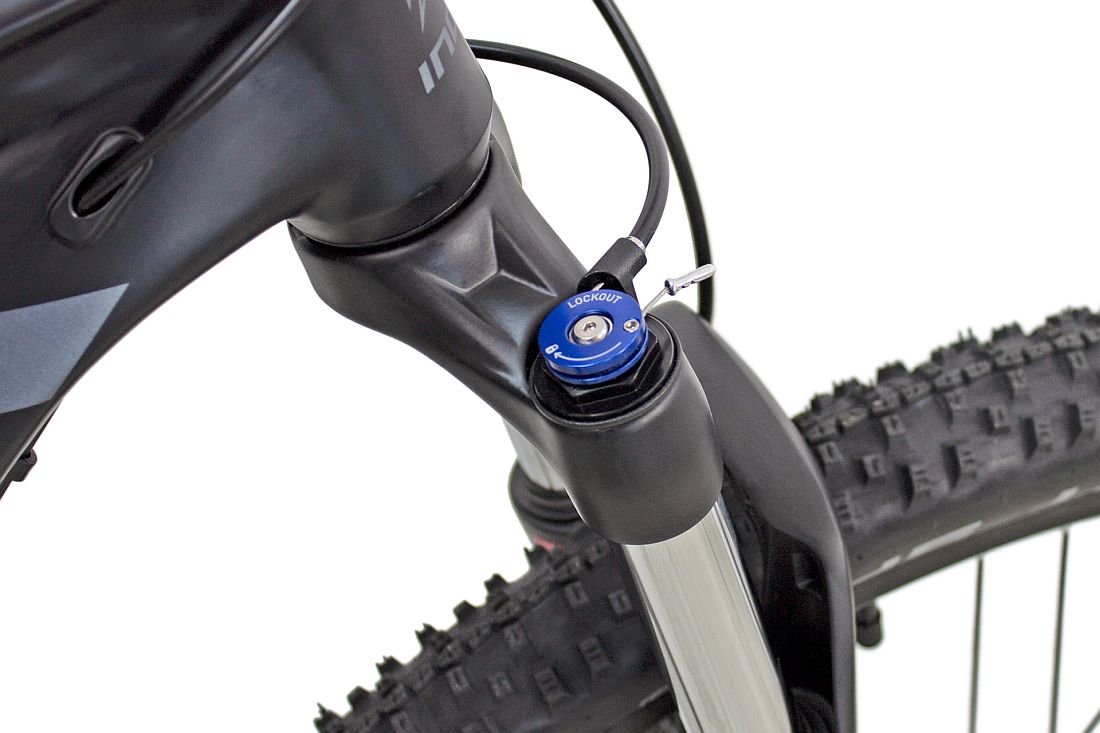 Rower MTB INDIANA X-Pulser 5.9 M21 Czarno-grafitowy - Amortyzator