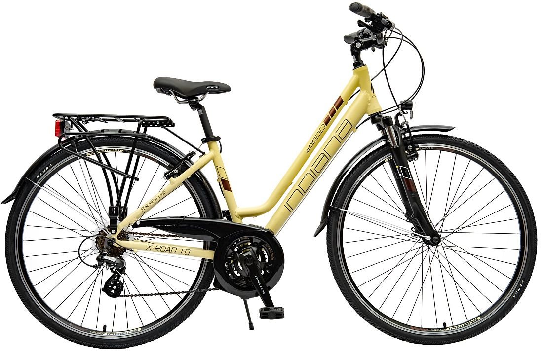 Rower INDIANA X-Road 1.0 D19 Kremowy