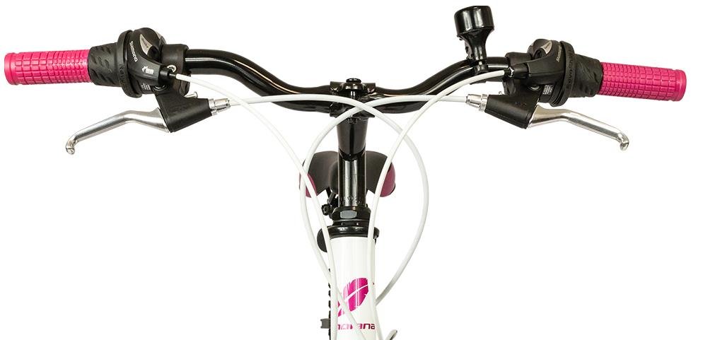 Rower junior INDIANA Roxy Jr 24 Biały-fuksja  - Wspornik kierownicy